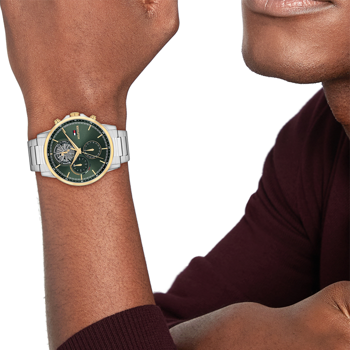 RELÓGIO STEWART GREEN TOMMY HILFIGER