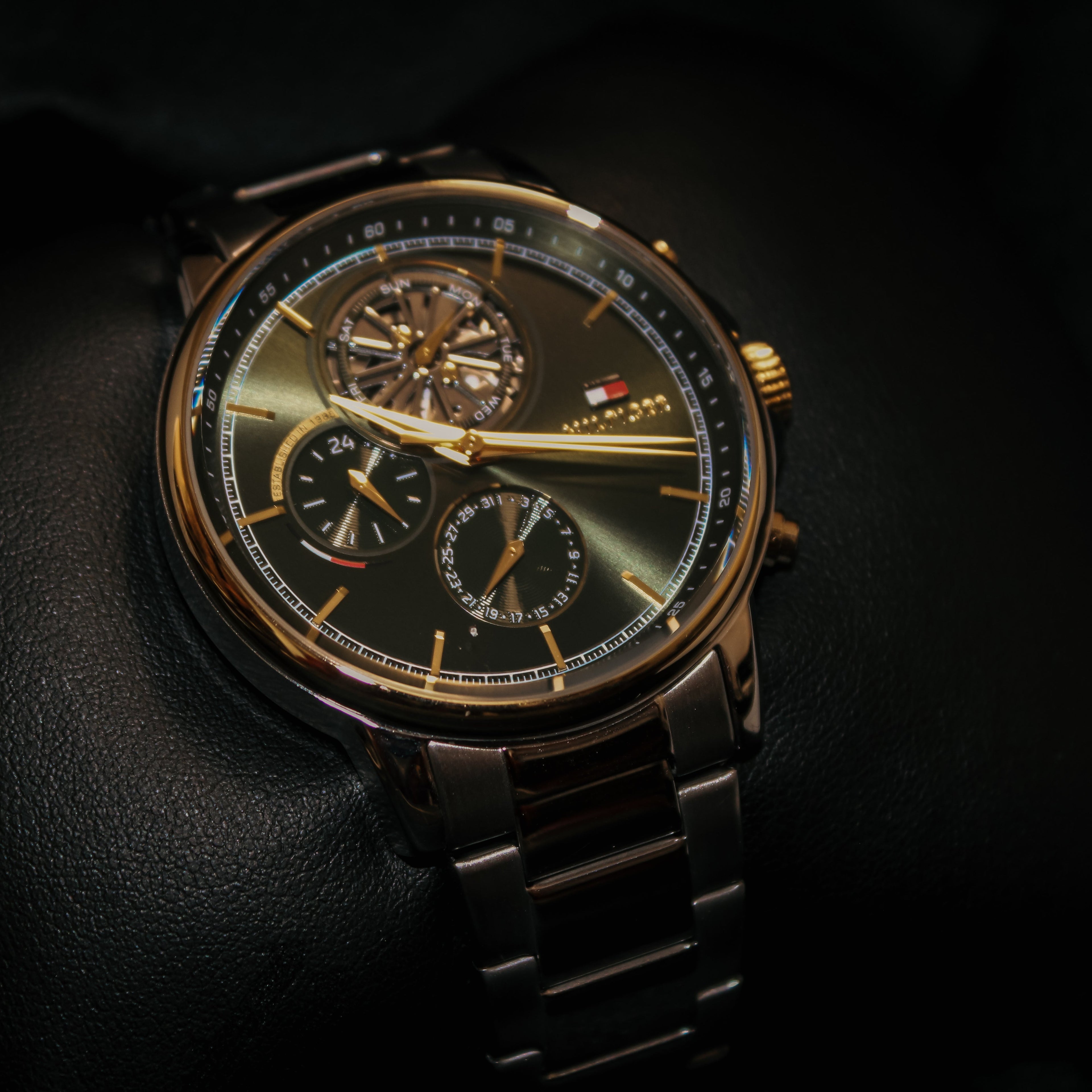 RELÓGIO STEWART GREEN TOMMY HILFIGER