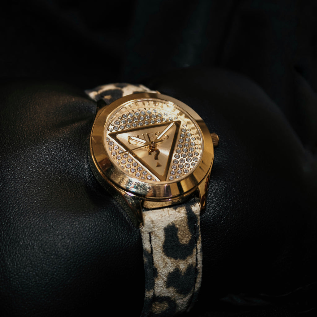 RELÓGIO GLITZ PLAQUEADO GUESS