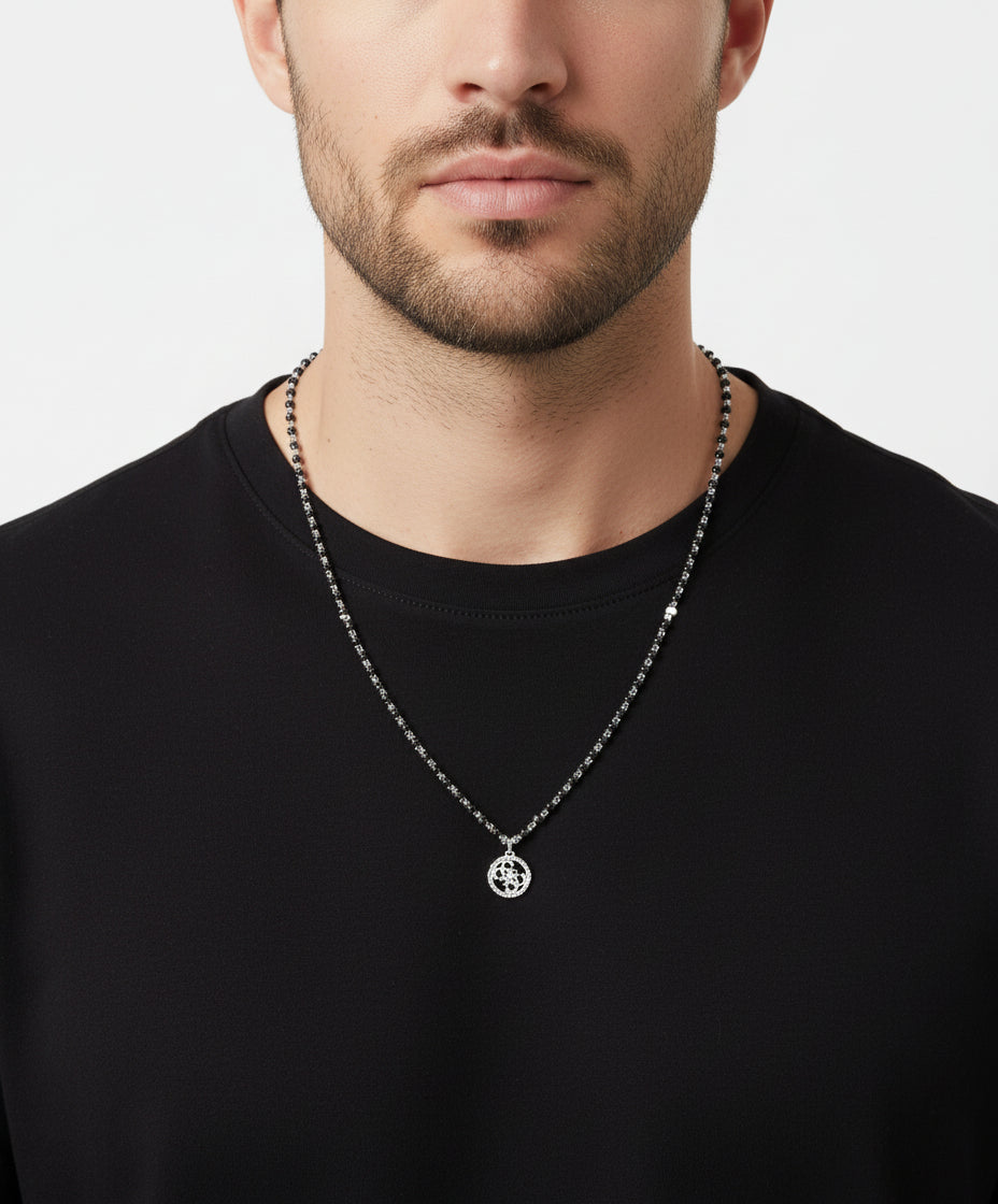 CORRENTE LOG-IN AÇO GUESS