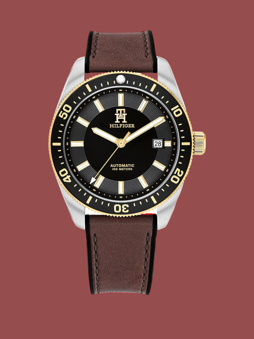 RELÓGIO MONOGRAM COURO TOMMY HILFIGER