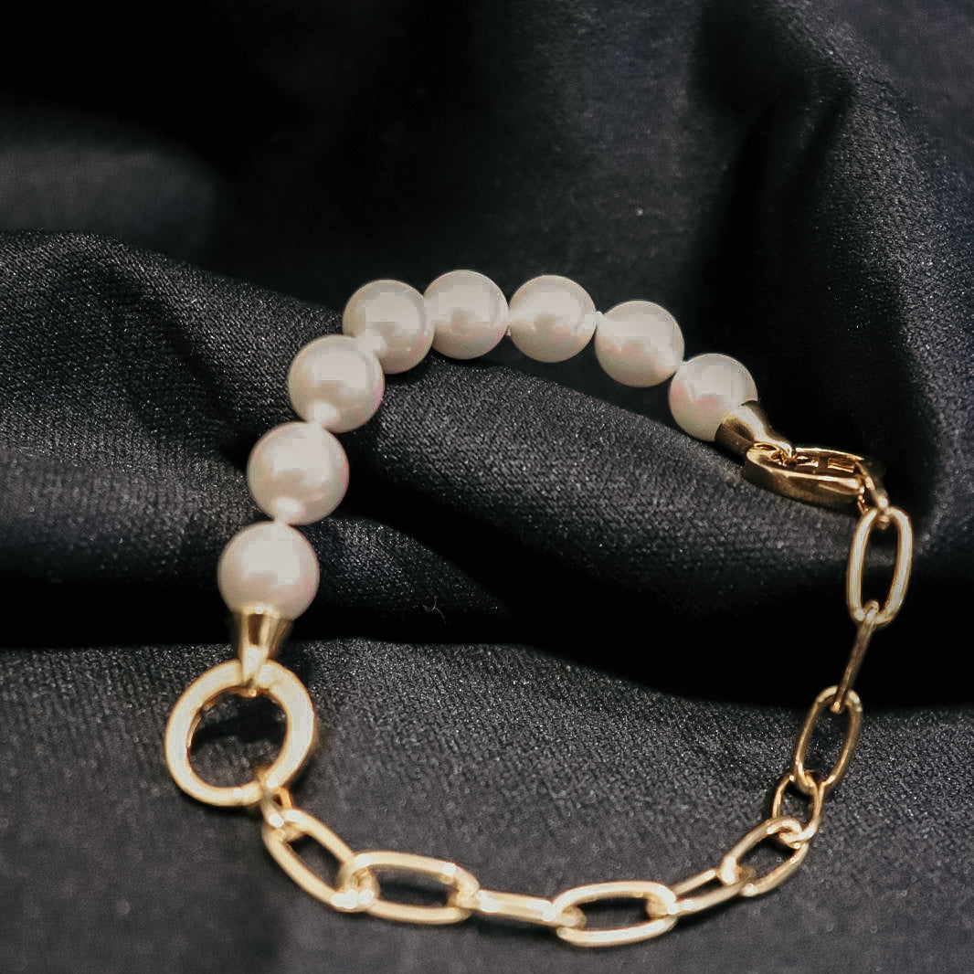 PULSEIRA MIX & MATCH EM PRATA MAJORICA